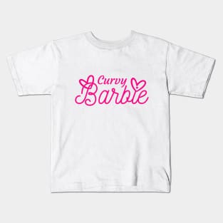 Barbie, curvy barbie, barbie with a curve Kids T-Shirt